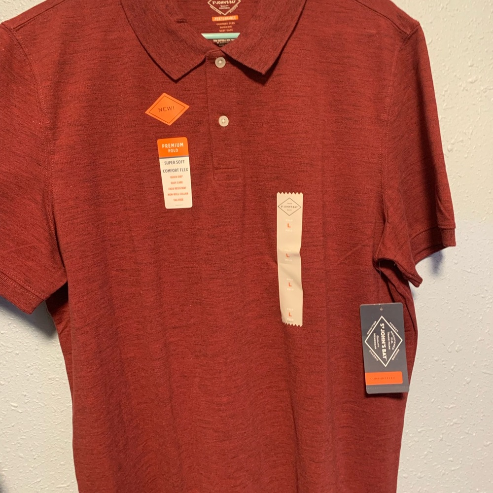 St. John’s Bay Comfort Polo shirt.